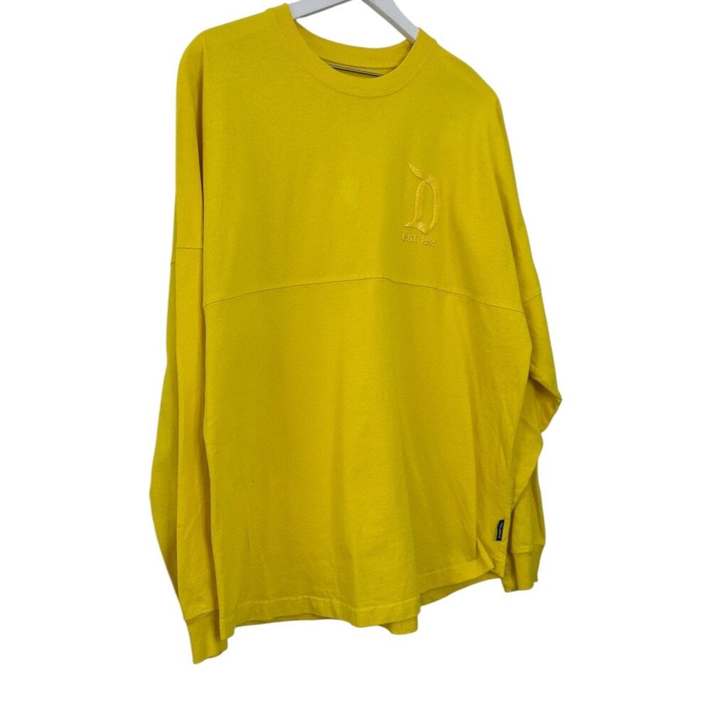 Disneyland Resort Spirit Jersey Dapper Yellow Long Sleeve Size Large - Picture 7 of 10